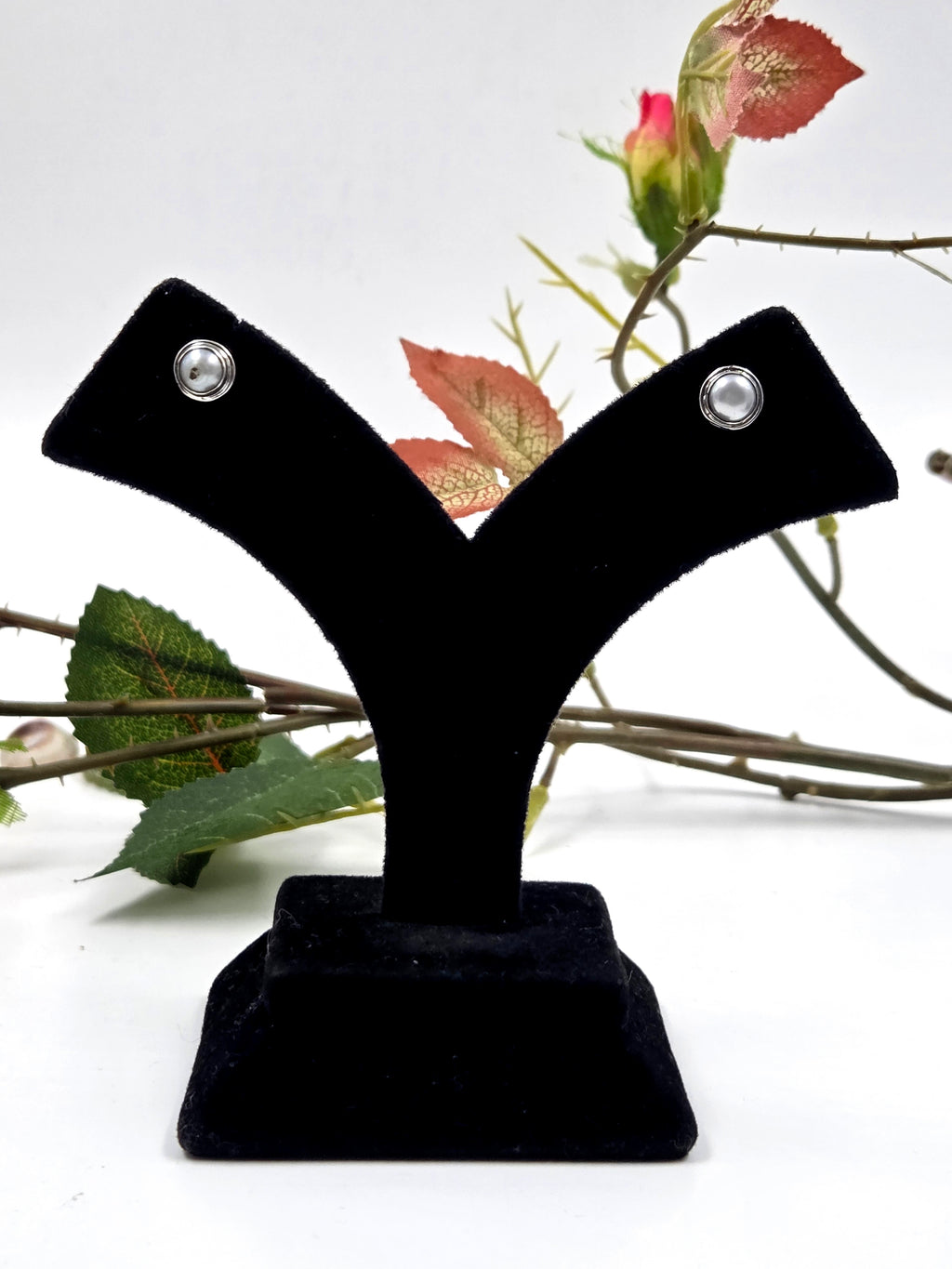 Classic Freshwater Pearl Sterling Silver Studs