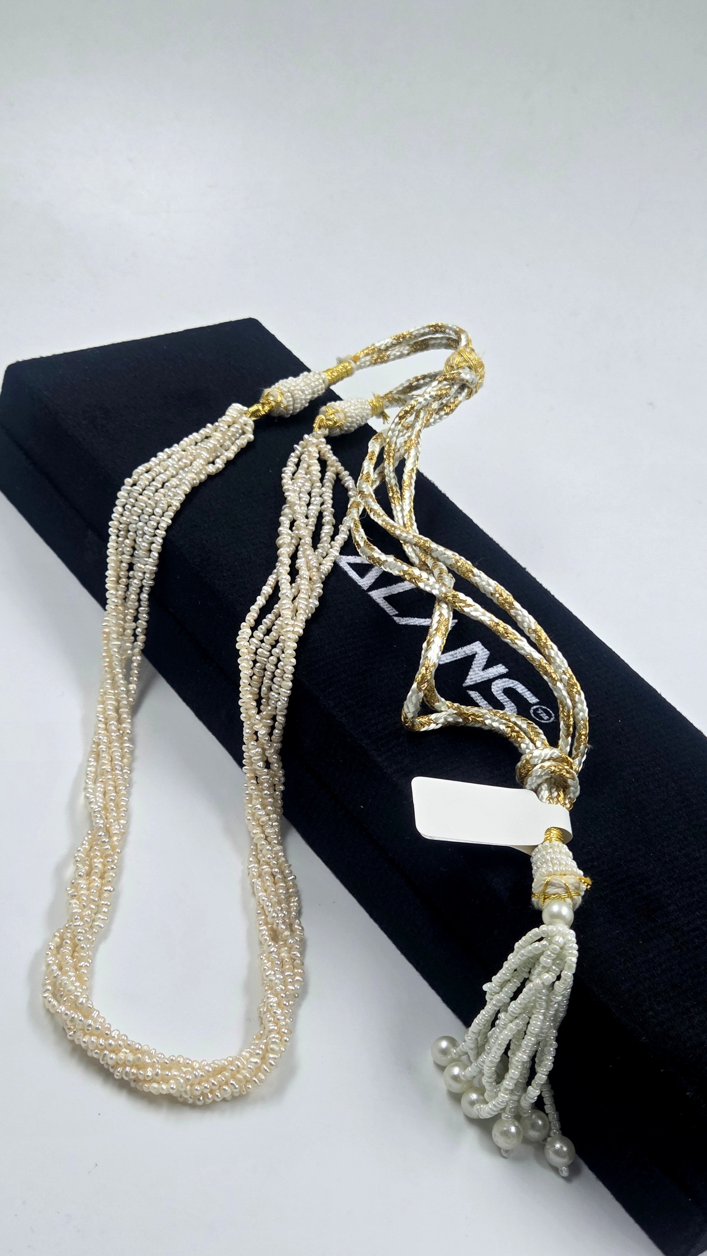 Freshwater Pearl 6-Line Sarafa Style Necklace