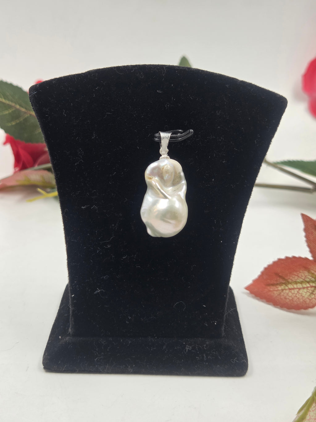 Baroque Freshwater Pearl Pendant in Sterling Silver