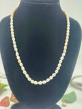 Freshwater Pearl Necklace – Sarafa Style, 5.6–6mm, Single Line
