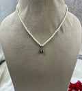 Freshwater Pearl Necklace in Sterling Silver Pendent & Lock