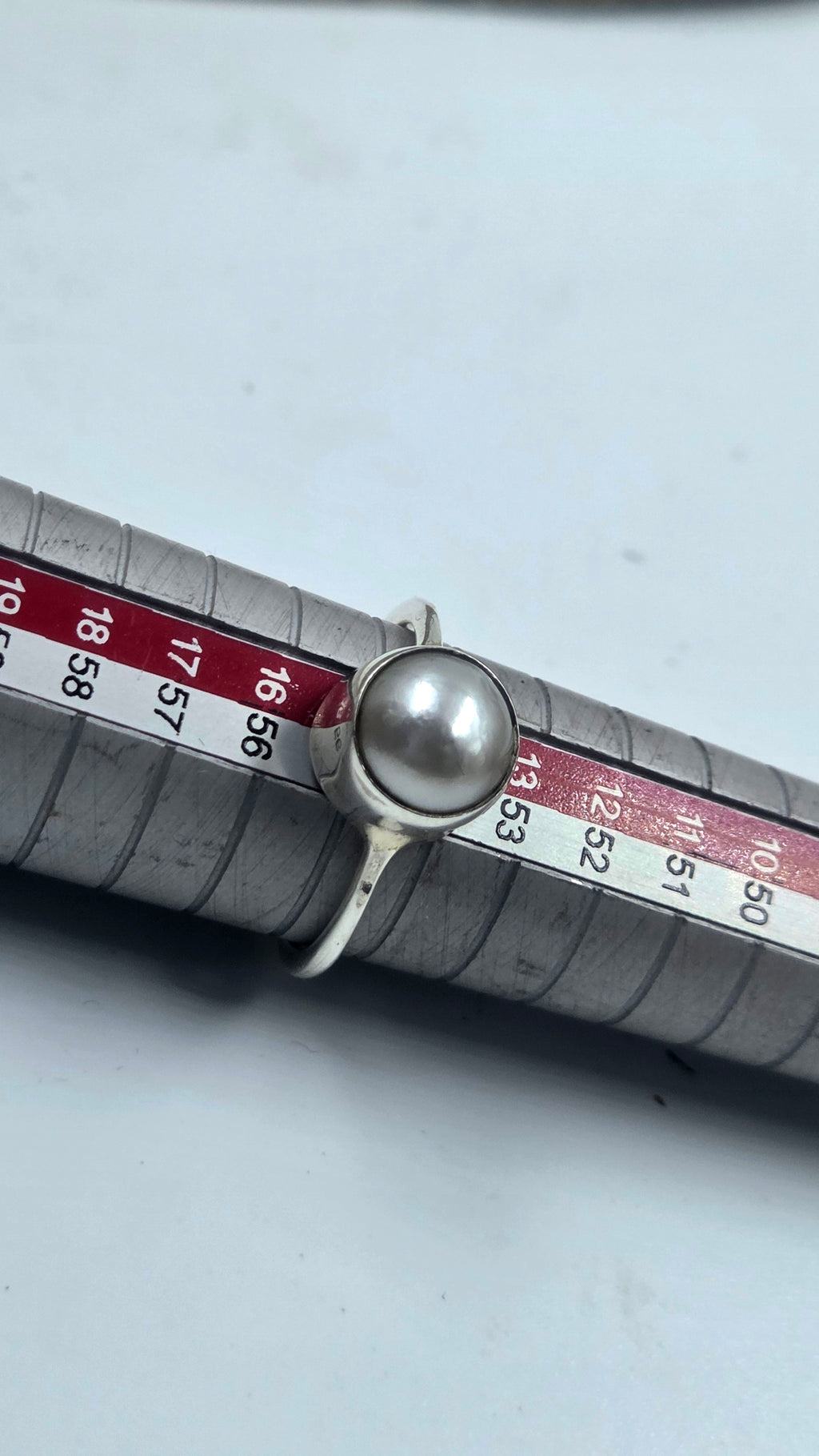 South Sea Pearl Ring in 92.5 Sterling Silver