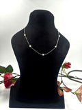 Freshwater Pearl Link Necklace in Sterling Silver