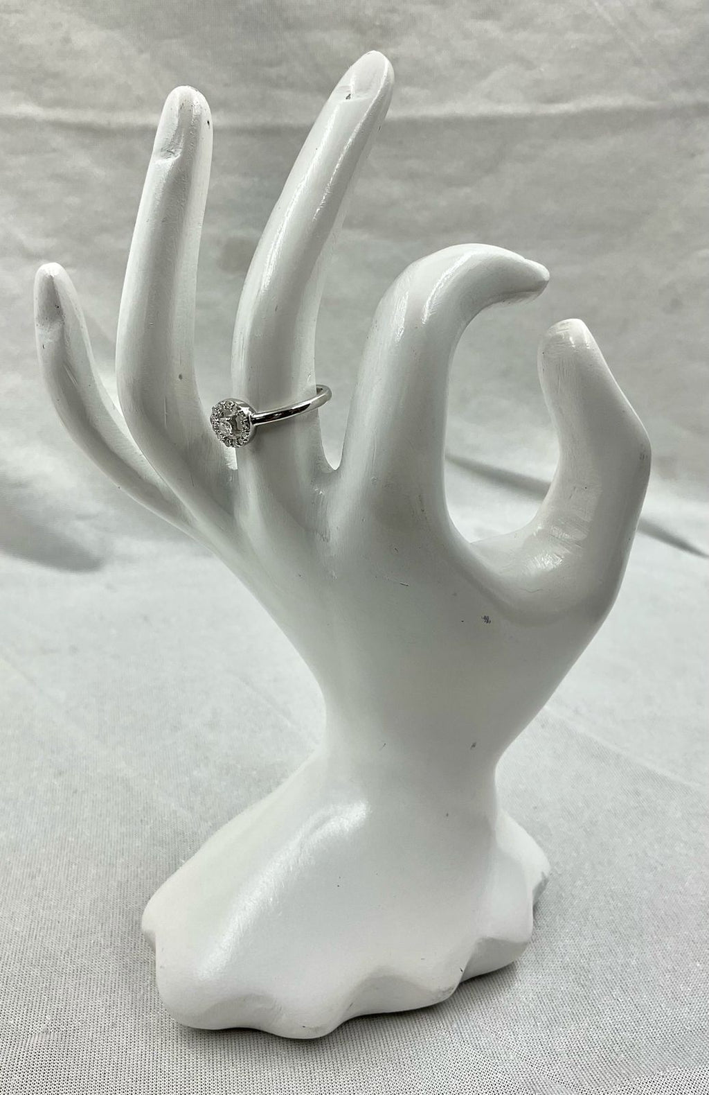 Lab-Certified Diamond Ring – Sterling Silver