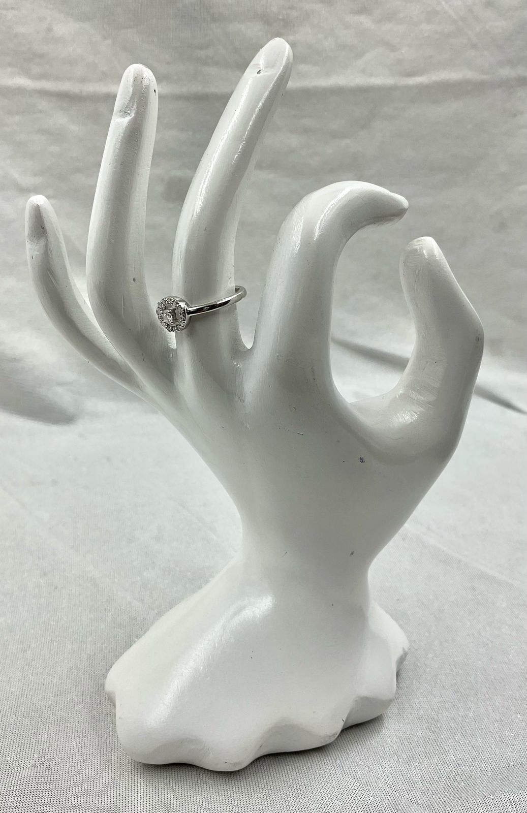 Lab-Certified Diamond Ring – Sterling Silver