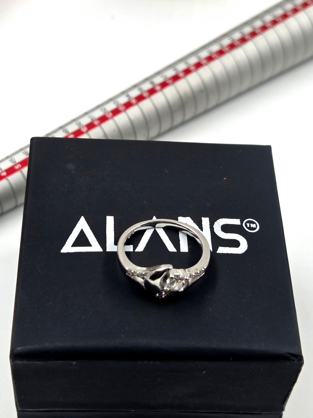 Eternal Radiance: Sterling Silver Shimmer Ring