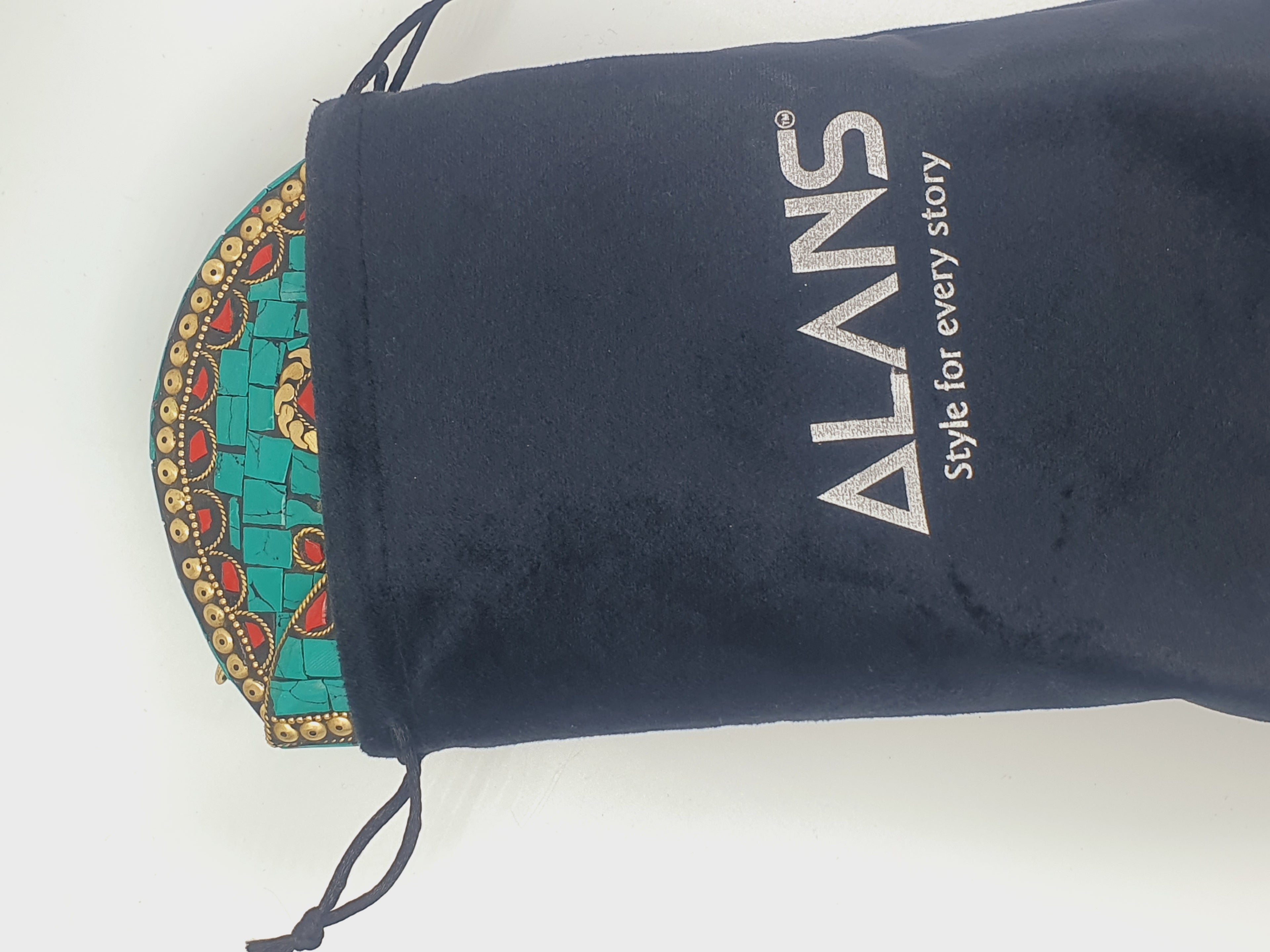 Gleaming Mosaic Inlay Clutch