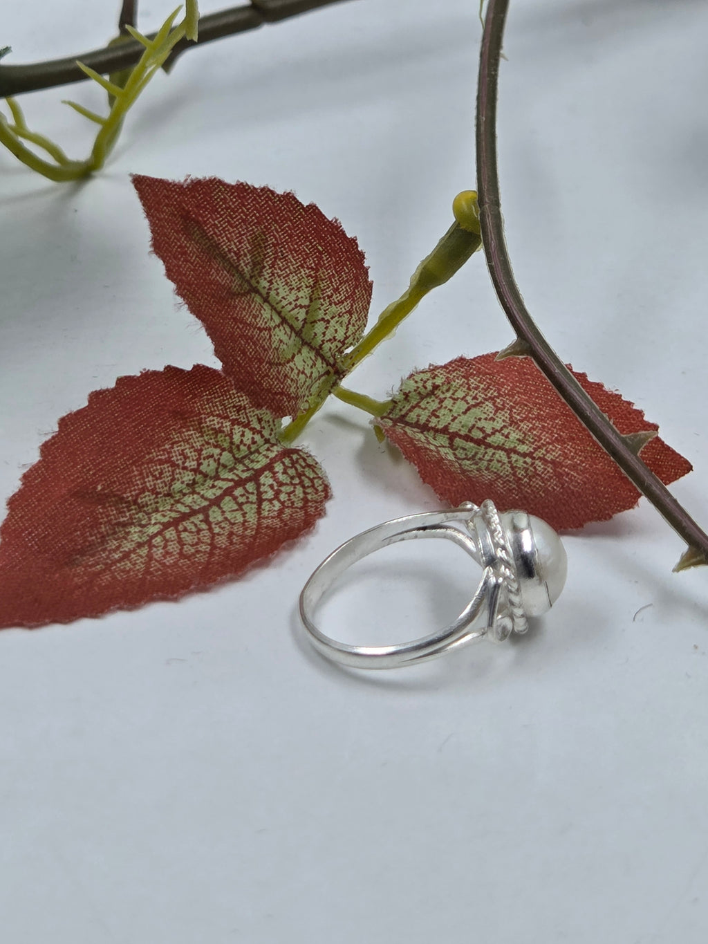 Everyday Freshwater Pearl Ring in Sterling Silver