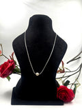 Single Freshwater Pearl Necklace in Sterling Silver