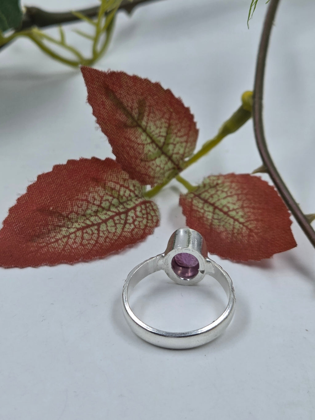 Classic Gf Ruby Ring in Sterling Silver