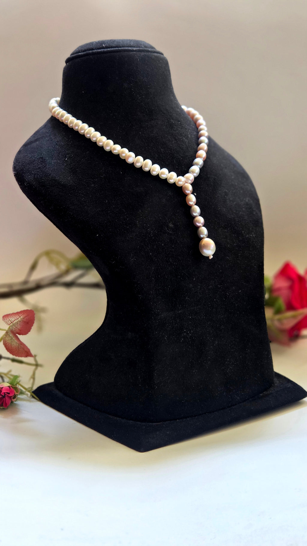 Freshwater Pearl Y-Drop Necklace