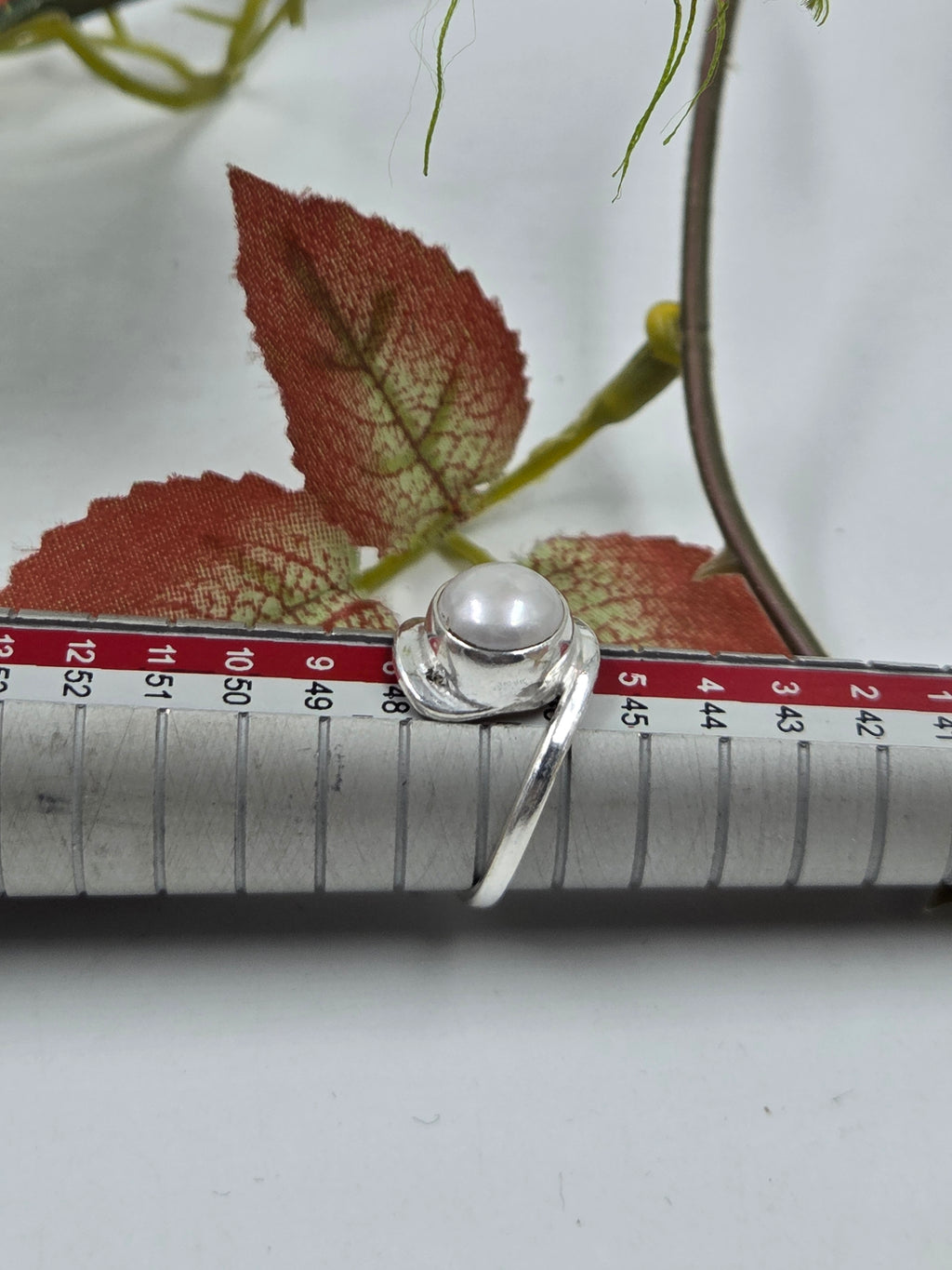 Signature Pearl Ring in Sterling Silver