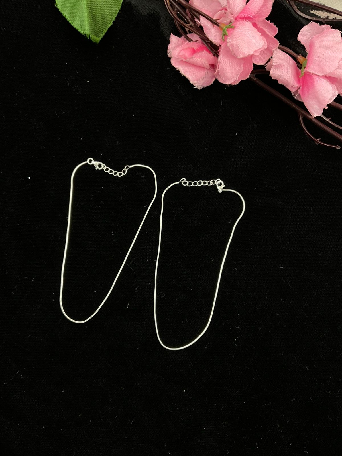 Silver Whisper – Sterling Silver Anklets