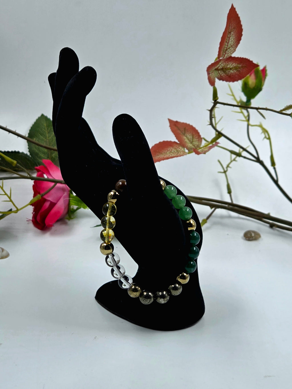 Multi-Stone Chinese Beads Bracelet