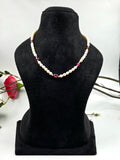 GF Ruby & Freshwater Pearl Necklace