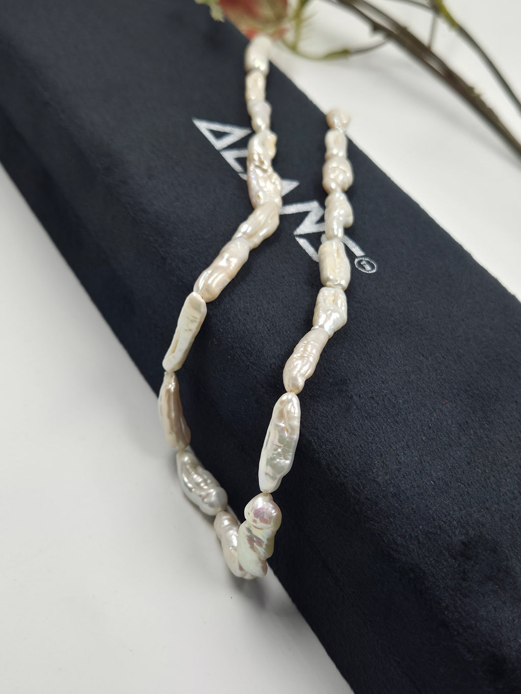 Baroque Freshwater Pearl Necklace with Sterling Silver