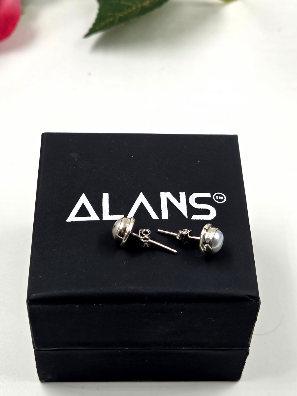 Classic Freshwater Pearl Sterling Silver Studs