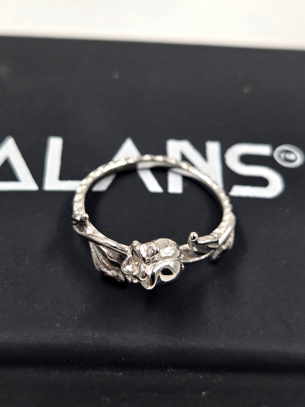 Rose Bloom Sterling Silver Ring