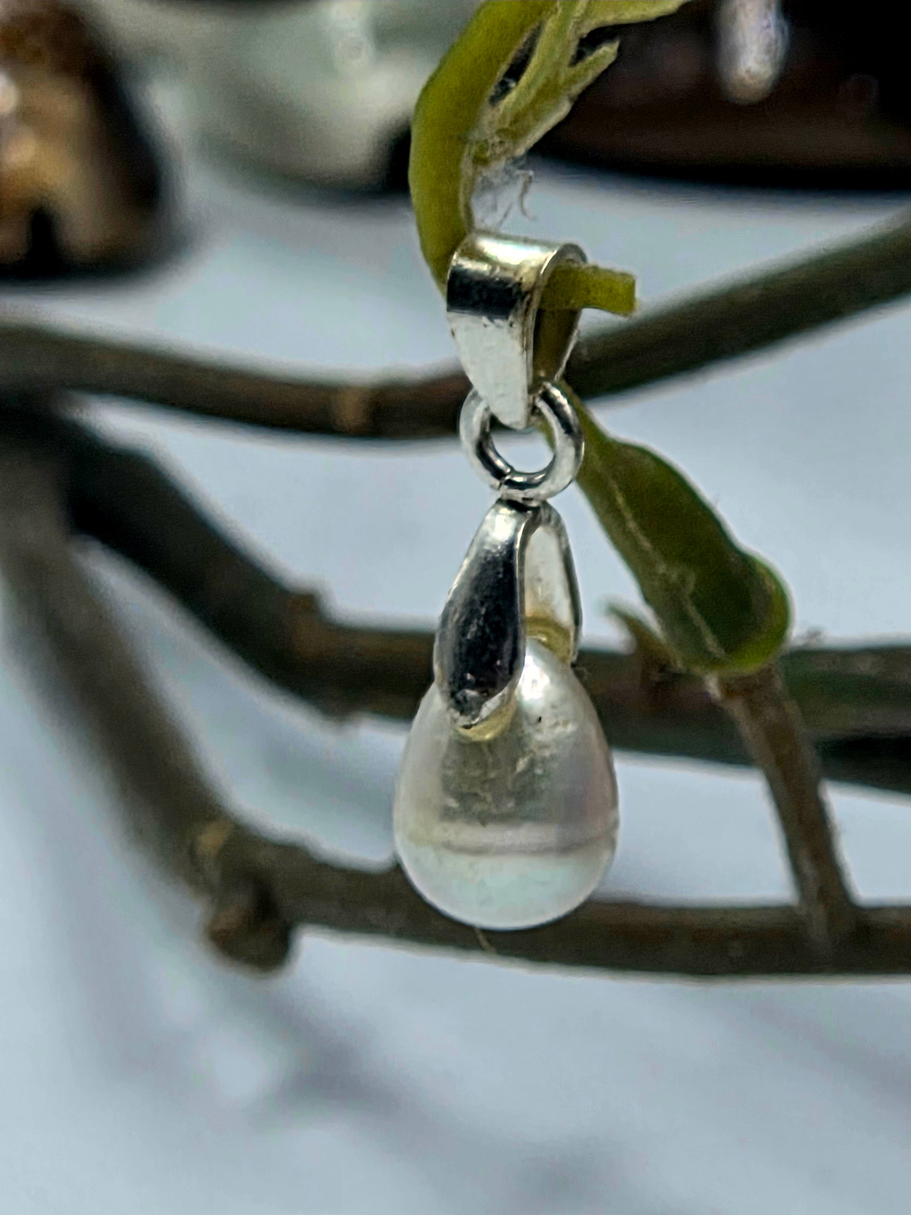 Freshwater Pearl Pendant in 925 Sterling Silver