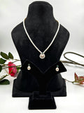 Emerald & Freshwater Pearl Set