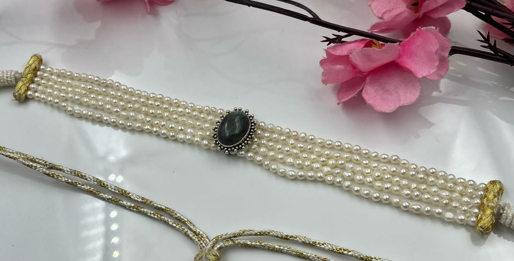 Mystic Moon Pearl Choker
