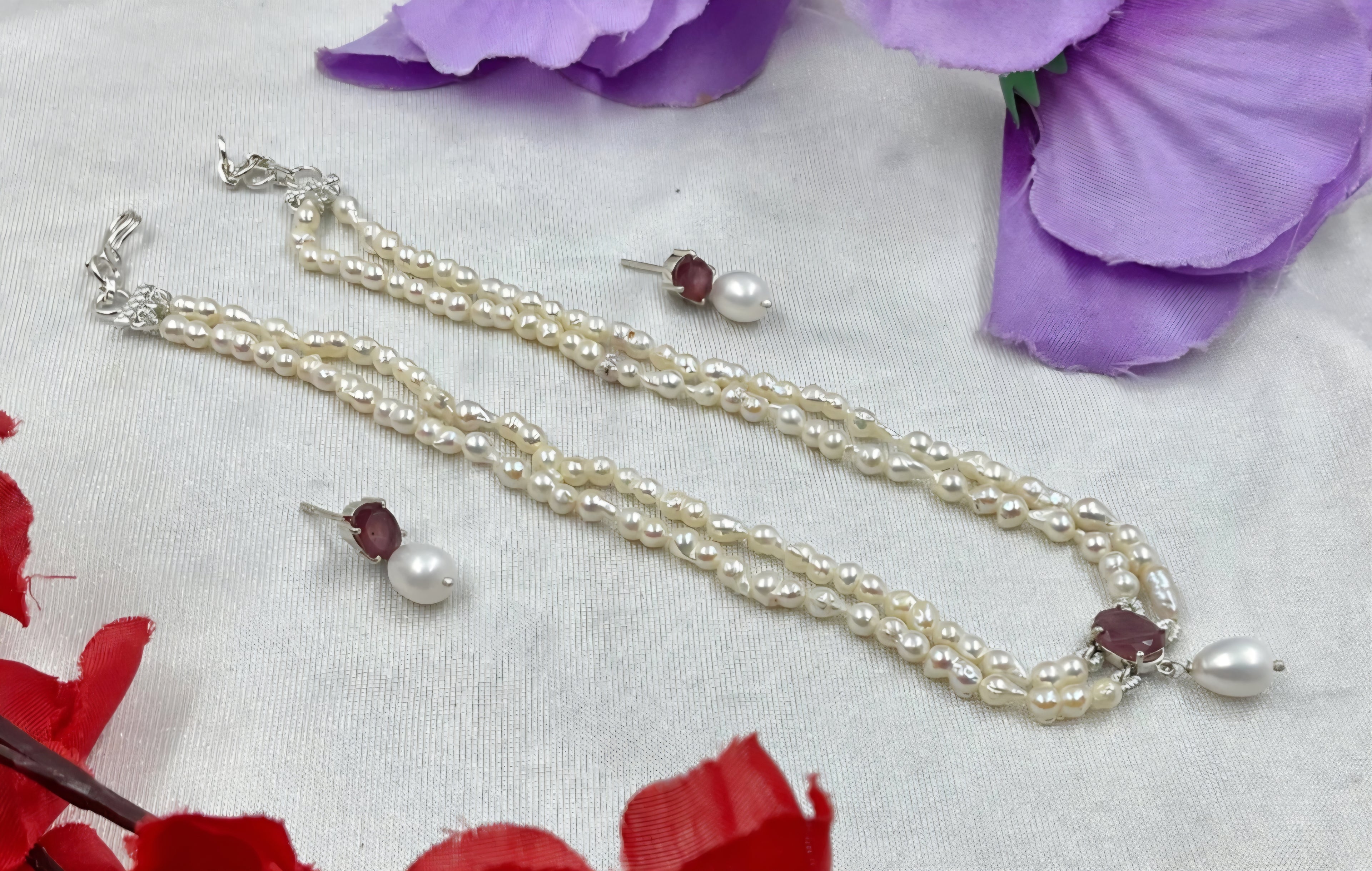 Ruby Radiance Choker Set