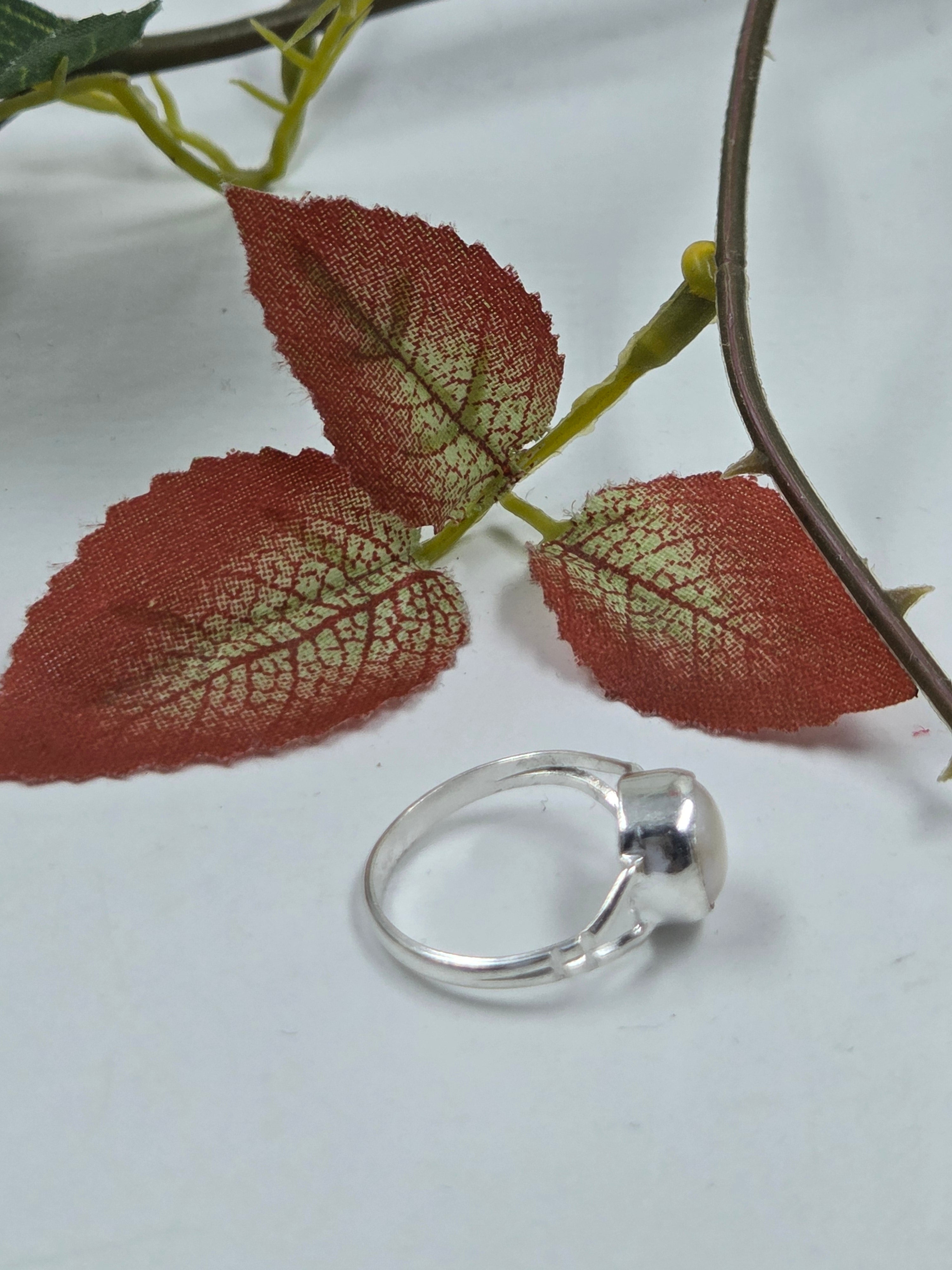 Pearl Highlight Ring in Sterling Silver