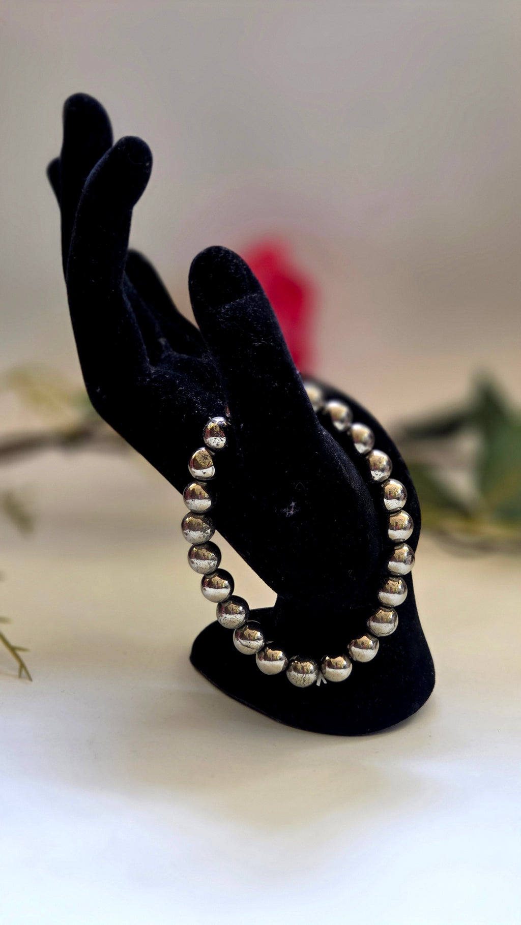 Pyrite Beaded Statement Bracelet