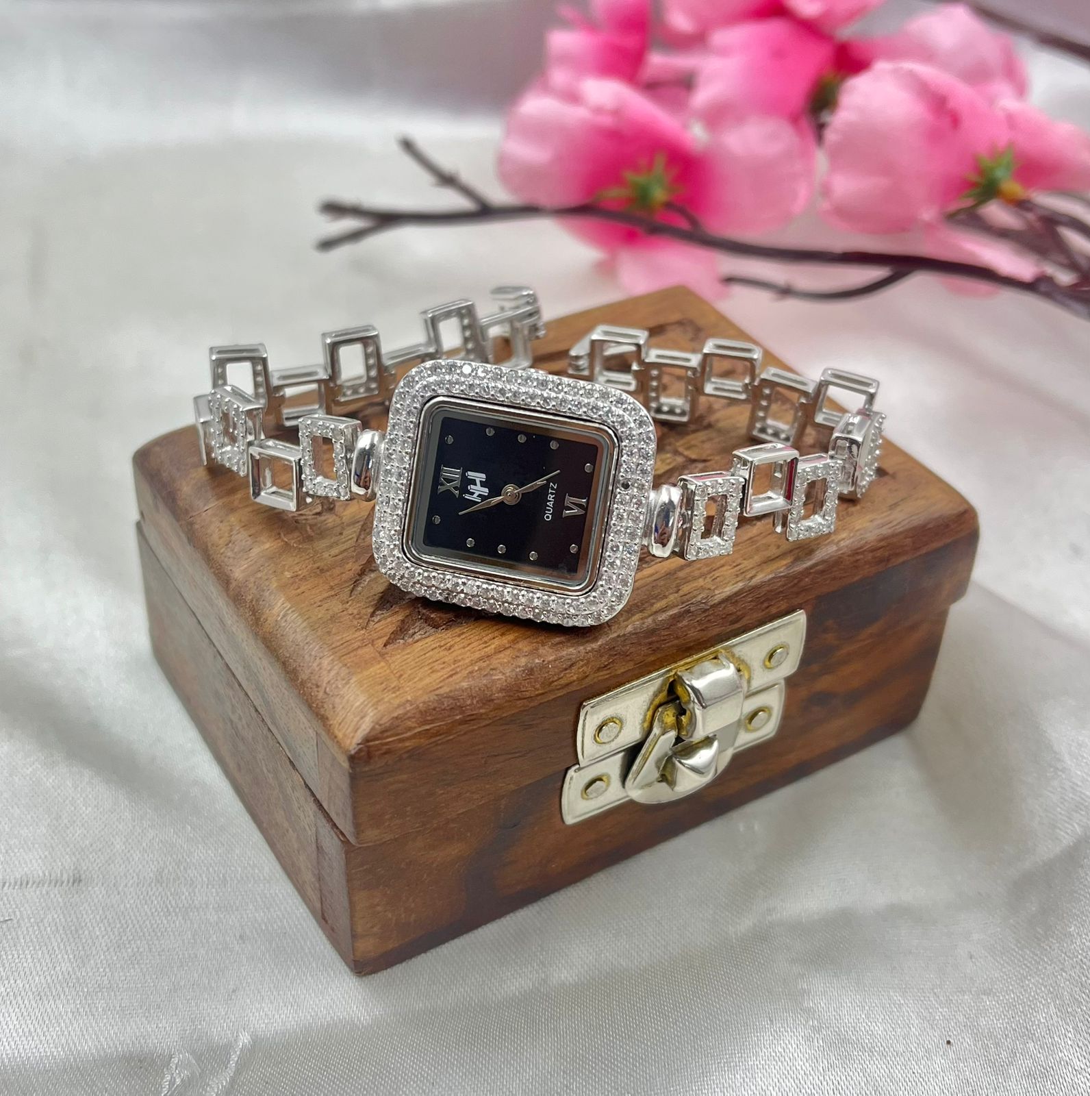 Sterling Silver Bracelet Watch